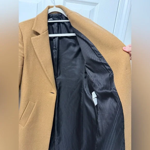 ZARA Wool Blend Coat - Picture 8 of 8